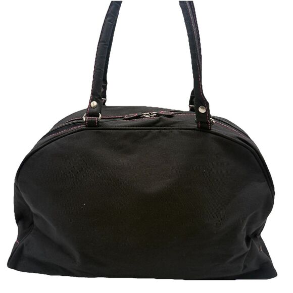 Hello Kitty Sanrio Y2K Vintage Black Nylon Boston Bag & Sanrio My Melody Plush - Picture 2 of 16